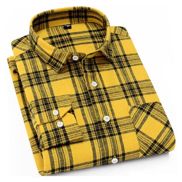 

casual men plaid shirt spring autumn flannel shirt men dress shirts fashion long sleeve slim fit chemise homme cotton male shirt super, White;black