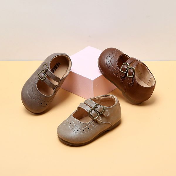 

girls' leather shoes 0-3 years old baby princess shoes soft bottom children's single kids toddler