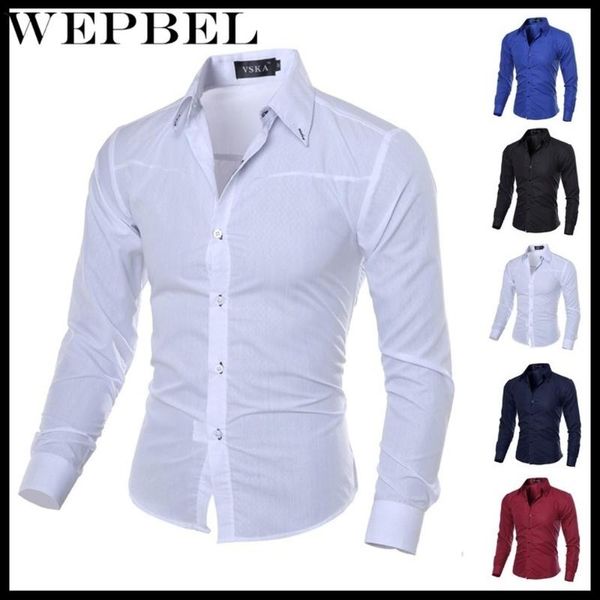 

wepbel us size xs-l men shirt 2020 brand denim shirt, White;black