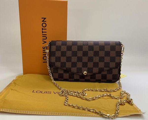 

leather evening bags fashion chain shoulder bag designer handbag presbyopic mini package messenger bag card holder purse wholsale felicie