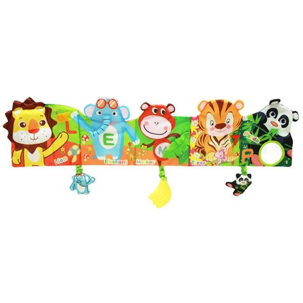 

baby bumpers farm cartoon lion rattle infant stroller bed crib safety bumpers baby head body guard protector
