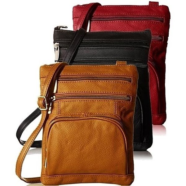 

Ультра-Мягкая Кожаная Сумка Через Плечо, Несколько Цветов