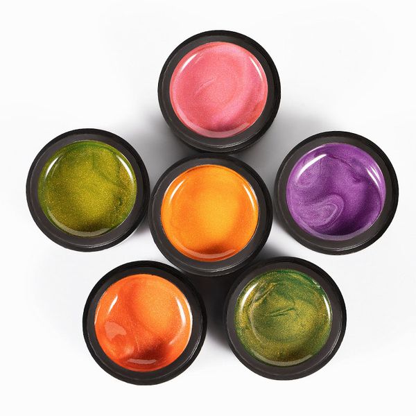 

2019 5ml nail polish magnet cat eye soak off holographic uv led varnish glitter gel