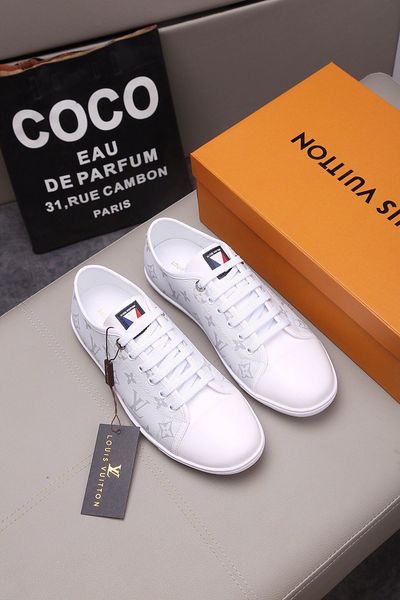 

2020 platform men's leather sneakers casual flat comfortable work shoes red bottom tennis increase basketball shoes dhl 6