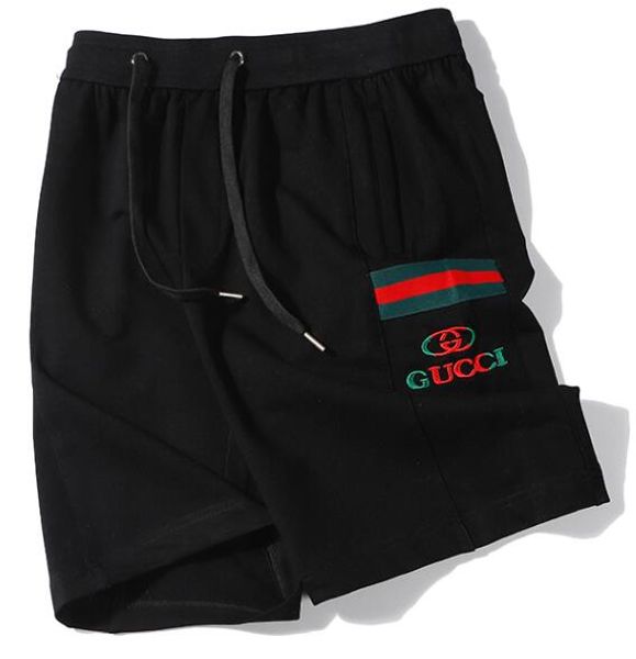 

0 Gucci мода мода новый высокое качество мужской пляж письмо спортивные брюки Мужские спортивные шорты для бега трусцой