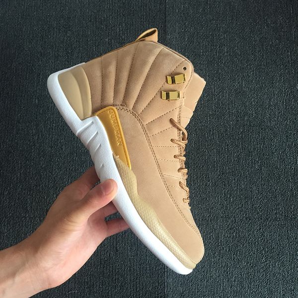 

12 xii wheat bordeaux 12s ovo white gym red dark grey basketball shoes men taxi blue suede flu game cny sneakers with box