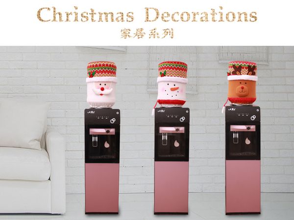 

рождественские украшения новый эластичный диспенсер для воды ведро крышка распределителя воды крышка ткани пылезащитный чехол рождественские