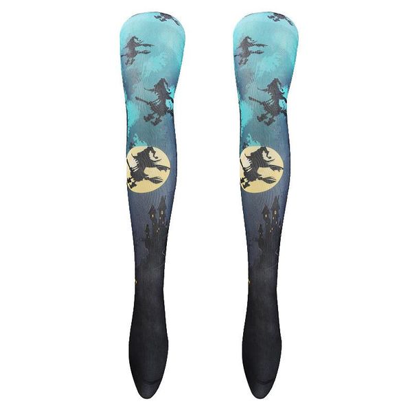 

socks 3d digital printed bat couples socks colorful skinny coutume accessories halloween cosplay deisigner, Silver