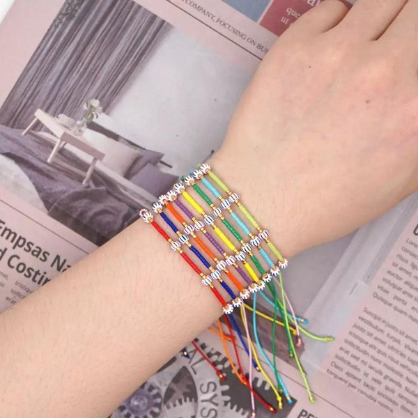 

zhongvi miyuki bracelet women bracelets new 2020 boho jewlery bijoux femme pulsera mujer adjustable rope handmade gift joyeria, Black