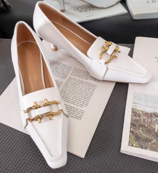 

women's shoes in spring and autumn high fine heel square head@b086, Black