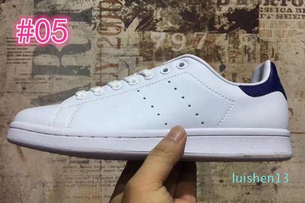 

women men new stan shoes fashion smith sneakers casual shoes leather sport classic flats 2019 size 36-45 l13, Black