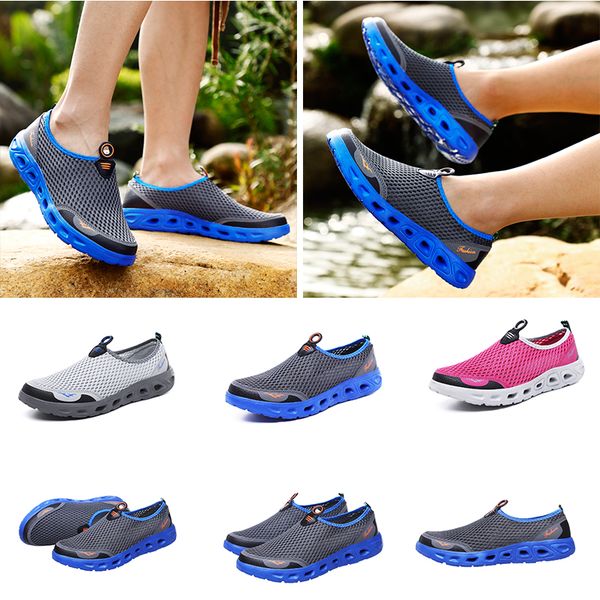 

тройной белого bule розовые серые желтые женщины мод кроссовки сетка дышащей обувь мужская дизайнер спортивной тапок 35-41, White;red