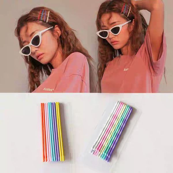 Colorful Hairpins For Women Hair Clip Lady Bobby Pins Invisible