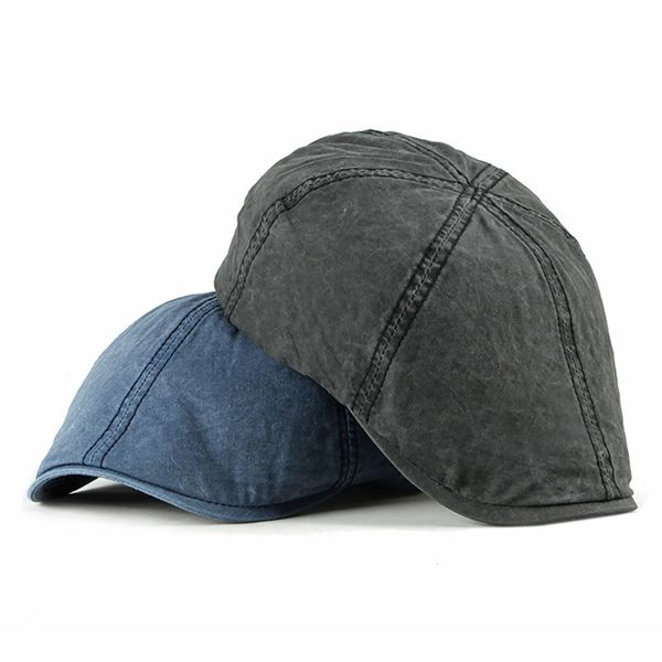 

beret golf cap men simple style adjustable sunshade peaked hat outdoor headwear apparel accessories, Black;white