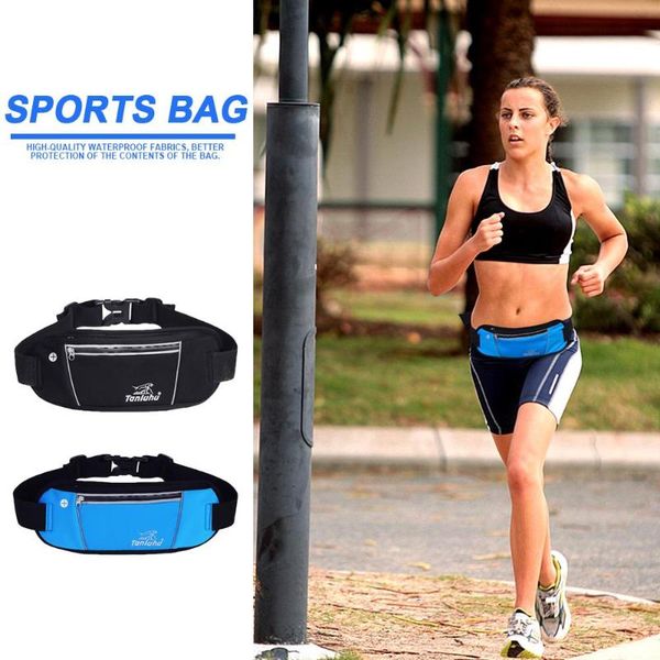 

running waist bag pouch belt waist bag nylon waterproof ultra-thin close-fitting bum outdoor sports 2019