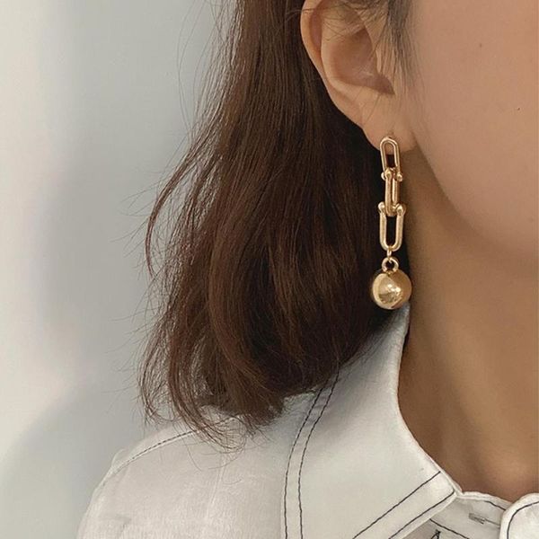 

lacteo преувеличены 3multi layered падение серьги стим-панка круглый шар мотаться серьги ювелирные изделия для street punk подарки, Silver