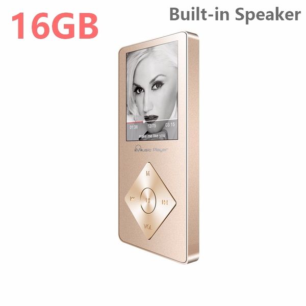 

16gb mp3 player with speaker iqq x08 with 1.8inch screen expandable to 64gb support fm radio, voice recorder mp3 music player