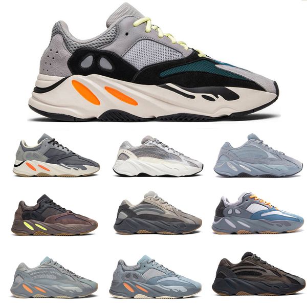 

2020 запуск кроссовок kanye west 700 carbon blue wave серый магнит светоотражающие инерция тефра лиловые мужские женские спортивный размер i