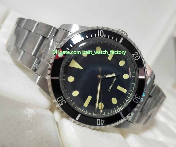 

items bp maker classic 40mm sub 1973 vintage 5513 no date asia 2813 movement mechanical automatic mens watch watches, Slivery;brown