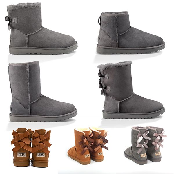 

winter ale women's fashion brand snow boots designer luxury women boots trainer cool grey brown chestnut navy us 5-10, White;red