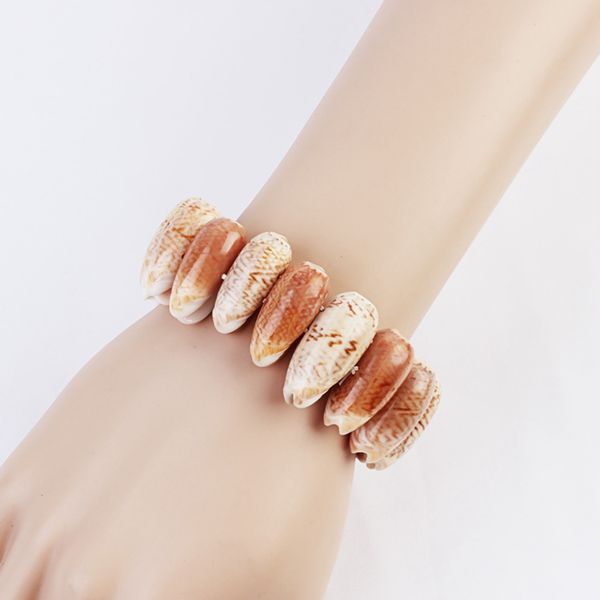 

new natural handmade seashell charms bracelet shells bracelets women accessories beaded strand bracelet jewelry, Golden;silver