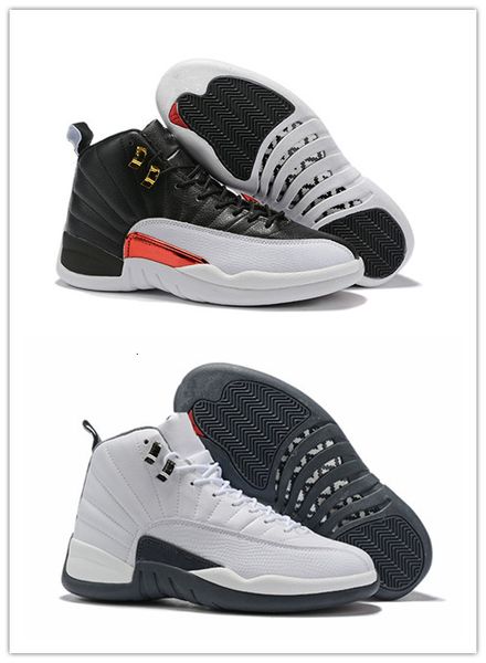 

wholesale new colour matching og white black xii 12s high men basketball shoes outdoor trainers size 7-13
