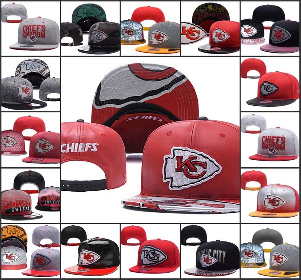 

2019 Канзас Регулируемые Шапки City Chiefs Вышивка Логотип Команда Snapback All Team Wholeasle Вязат