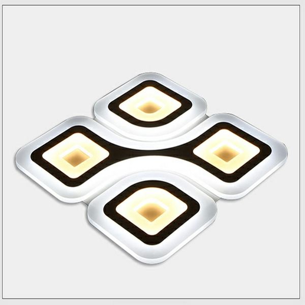 

fuloc ultra-thin surface mounted modern led ceiling lights lamparas de techo rectangle acrylic ceiling lamp fixtures