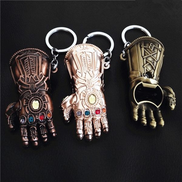 

keychain new thanos key chains beer bottle openers multifunction metal key ring men women dinner party bar accessories, Silver