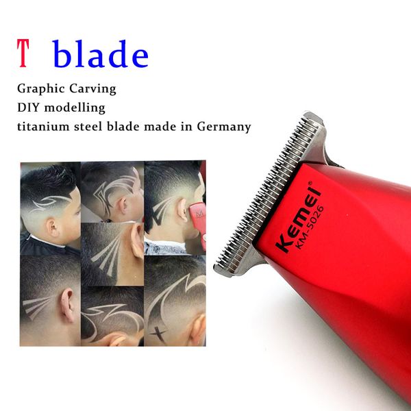 

cuchillo de barba cortapelos kemei professional hair clipper cordless 0mm baldheaded hair beard trimmer diy hair cutter