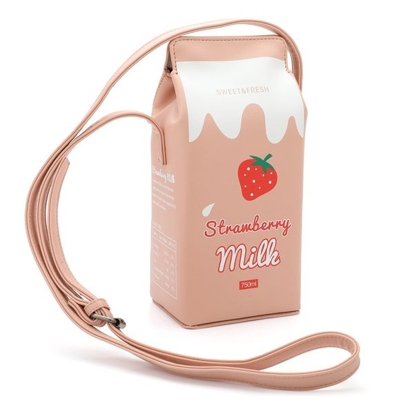 

мода banana milk box женщины мешки плеча mini женский crossbody сумки кошелек lady phone wallet сумка -0270