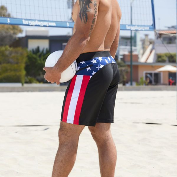 

twe 2020 gym shorts men training fitness sport shorts running men summer beach workout quick dry jogging short pants, Black;blue