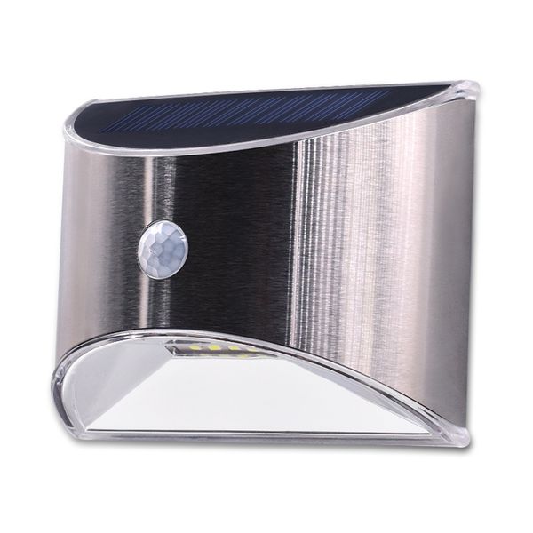 

солнечная энергия светой стены из нержавеющей стали солнечного pir датчика движения лампы водонепроницаемой безопасности освещение для откры