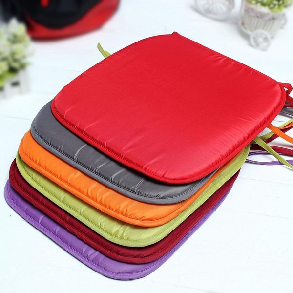 

office chair car seat cushion bolster buttocks tie on pad soft comfort sit seat mat lumbar pillow size 37x37x2cm