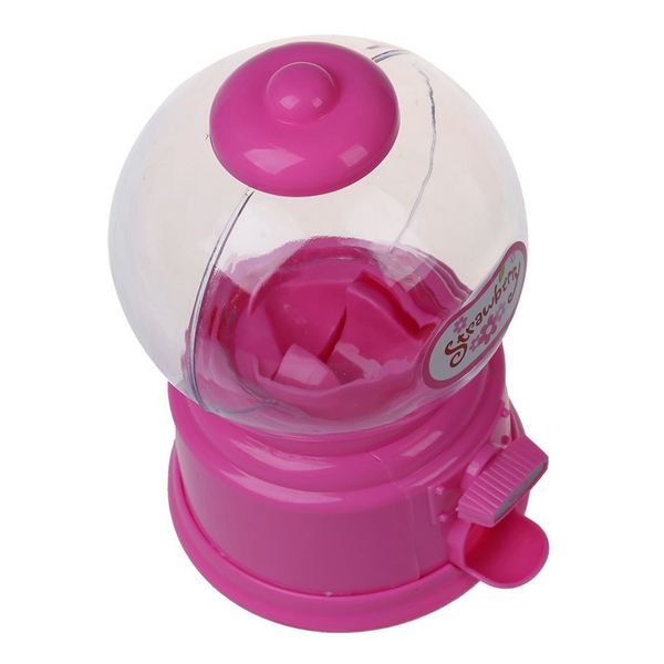 

home plastic candy machine money bank gift storage box presents for the children&lover pink