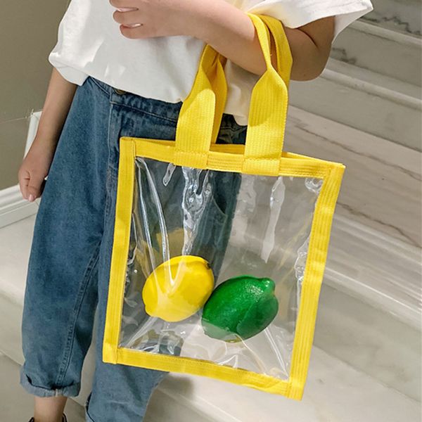 

fashion clear women's transparent shoulder bag children's transparent handbag storage bag