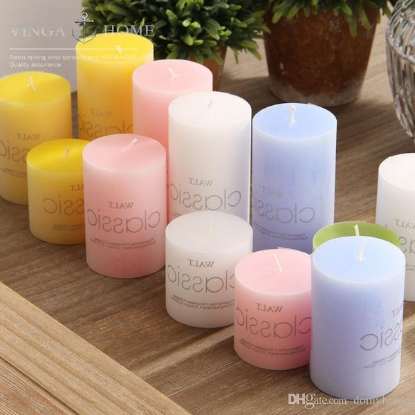 Modern Bedroom Supplies Home Decorations Round Scented Candles Romantic Wedding Birthday Candles Living Room Simple Small Ornaments Buy Soy Candles