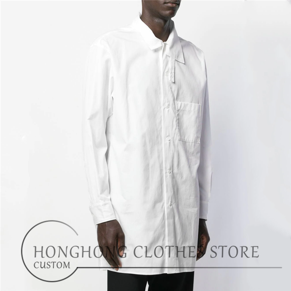 

2020 the new style shirt long sleeves handsome casual shirt south version slimming personality large size blouse -6xl, White;black