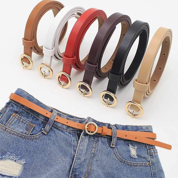 

2020 new fashion wild lady thin pu belt dress belt female accessories europe and america 209, Black;brown