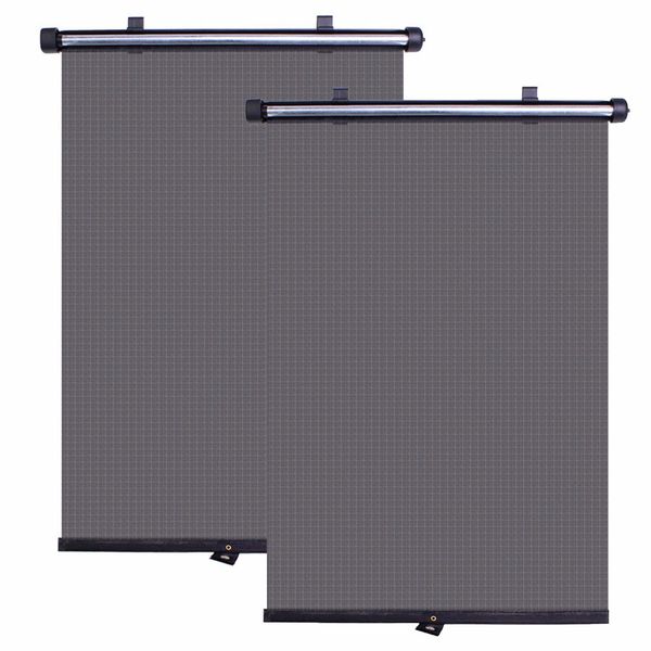 

2pc 40 * 45cm car automatic retractable windshield sunshade sunshade car 19mar7