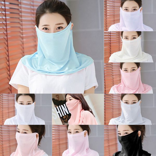 

cmopr i cant scarf bandana face cover outdoor breathable anti scarf dust cycling mask magic breathe protective masks, Black