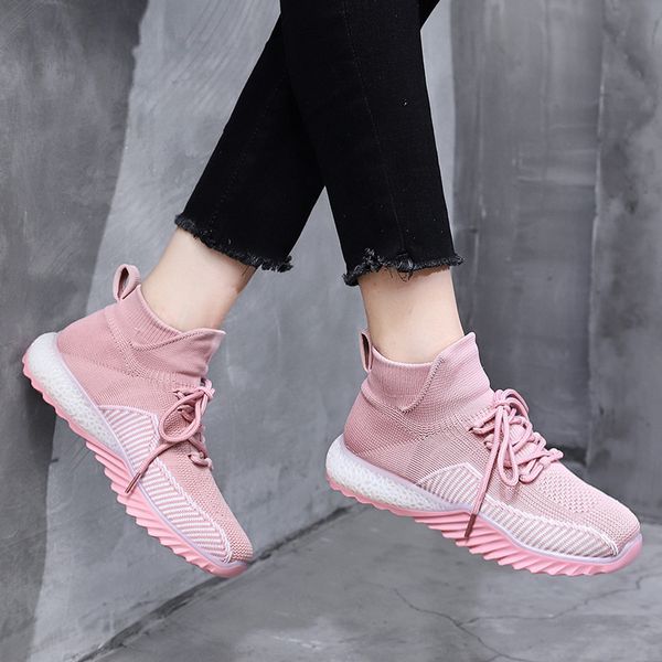 

designer sneakers women platform sneakers casual shoes women 2019 flying pink luxury tenis feminino 2019