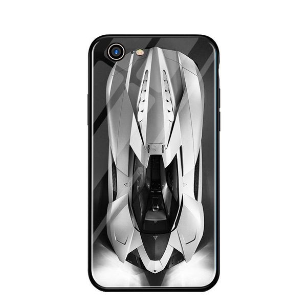 

[tongtrade] tempered glass case for iphone 11 pro x xs max 8 7 6s 5s plus huawei mate 30 p9 toughened glass creative auto sporty car cover