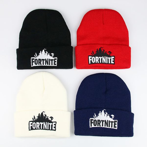 

women embroidery letter beanies hats cuffed plain beanie warm winter knitted hats for men women spring autumn hip-hop caps wholesale, Blue;gray