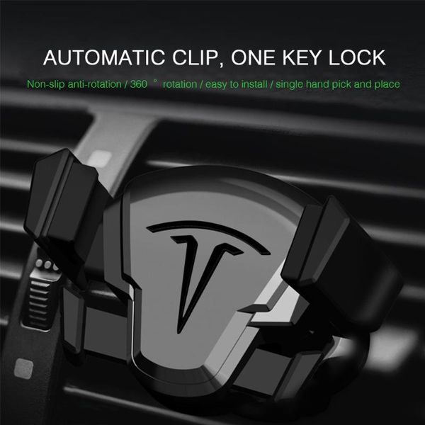 

universal car phone holder for phone in car air vent mount stand no magnetic mobile holder for smartphone gravity bracket 29