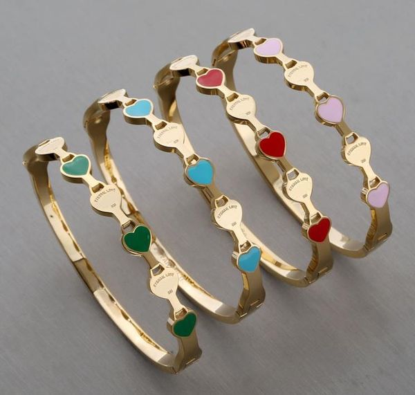 

with logo and original box 316 titanium steel t designer bracelets bangle for mens and women wedding couples lovers gift luxury jewelry 1064, White