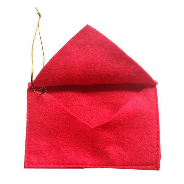 

500pcs christmas envelopes to santa claus candy bag money card gift holders christmas tree decoration 12.5*8cm with dhl shipping