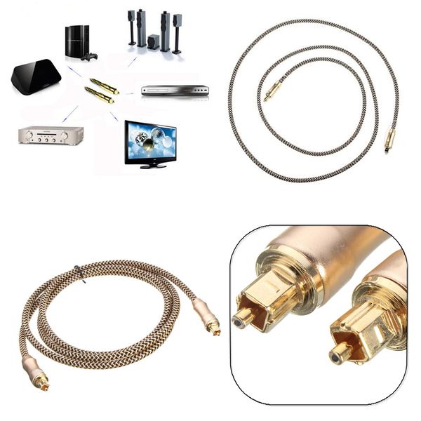 

5ft premium toslink fiber optic digital audio optical cable s/pdif cord wire