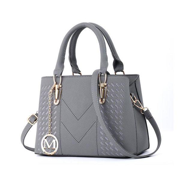 

6 Color Women's Top-handle Cross Body Handbag Middle Size Purse Durable Leather fashion Bag M high quality PU leather Ladies Shoulder Bags