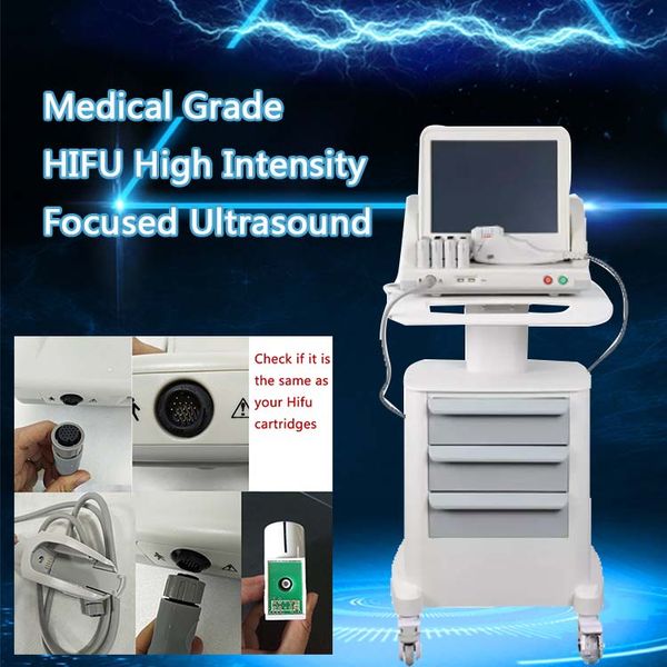 

spa portable hifu high intensity focused ultrasound hifu face body lift hifu wrinkle removal beauty machine skin tightening 5 cartridge ce
